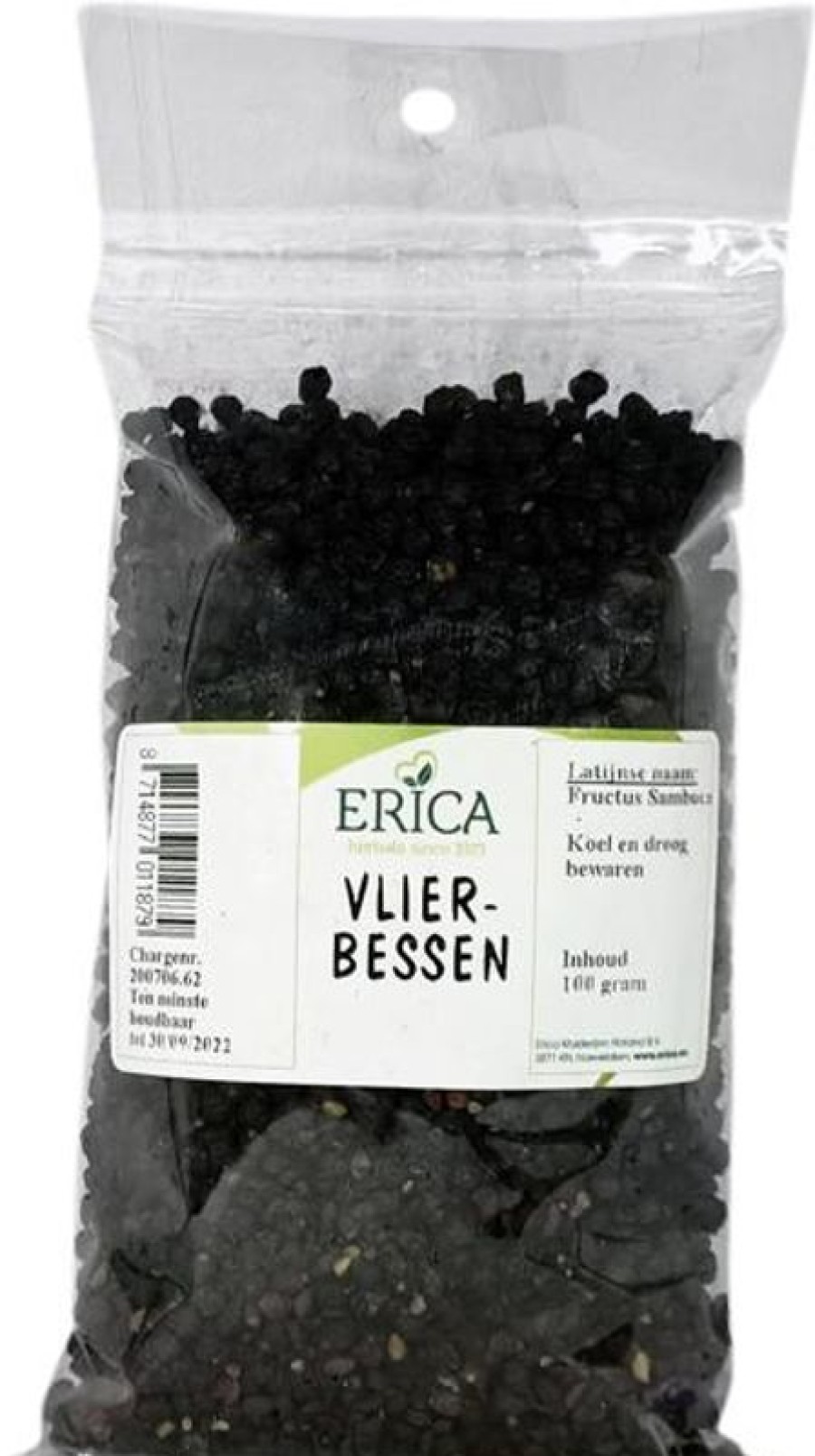 ERICA Bacche di sambuco 100 g | Tè alla frutta