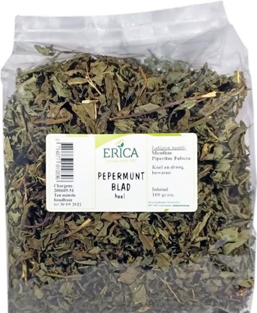 ERICA Foglia Di Menta Piperita Intera 100 G | Tisana Singola
