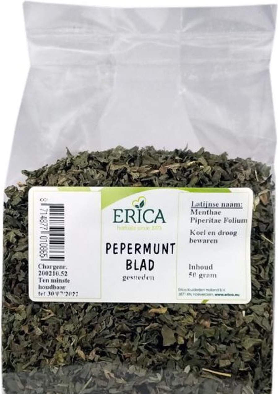 ERICA Foglia Di Menta Piperita Tagliata 50 G | Spezie