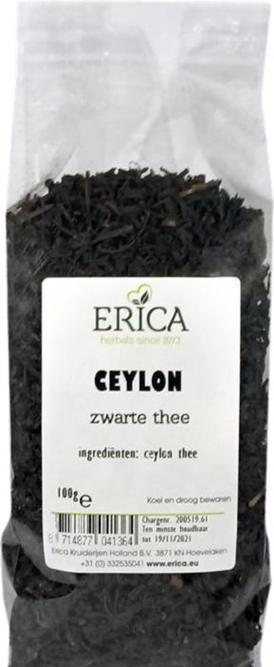 ERICA Foglia di Ceylon 100 G | Tè nero