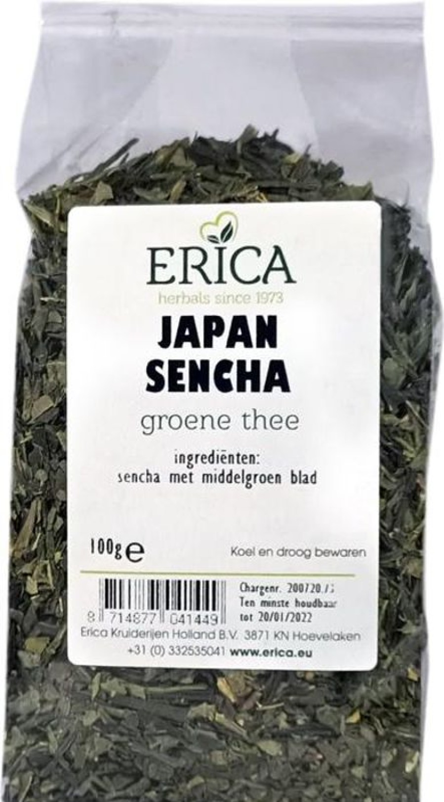 ERICA Sencha giapponese 100 G | Tè verde