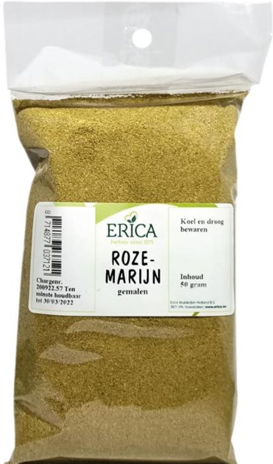 ERICA Rosmarino Macinato 50 G | Sacchetti di spezie