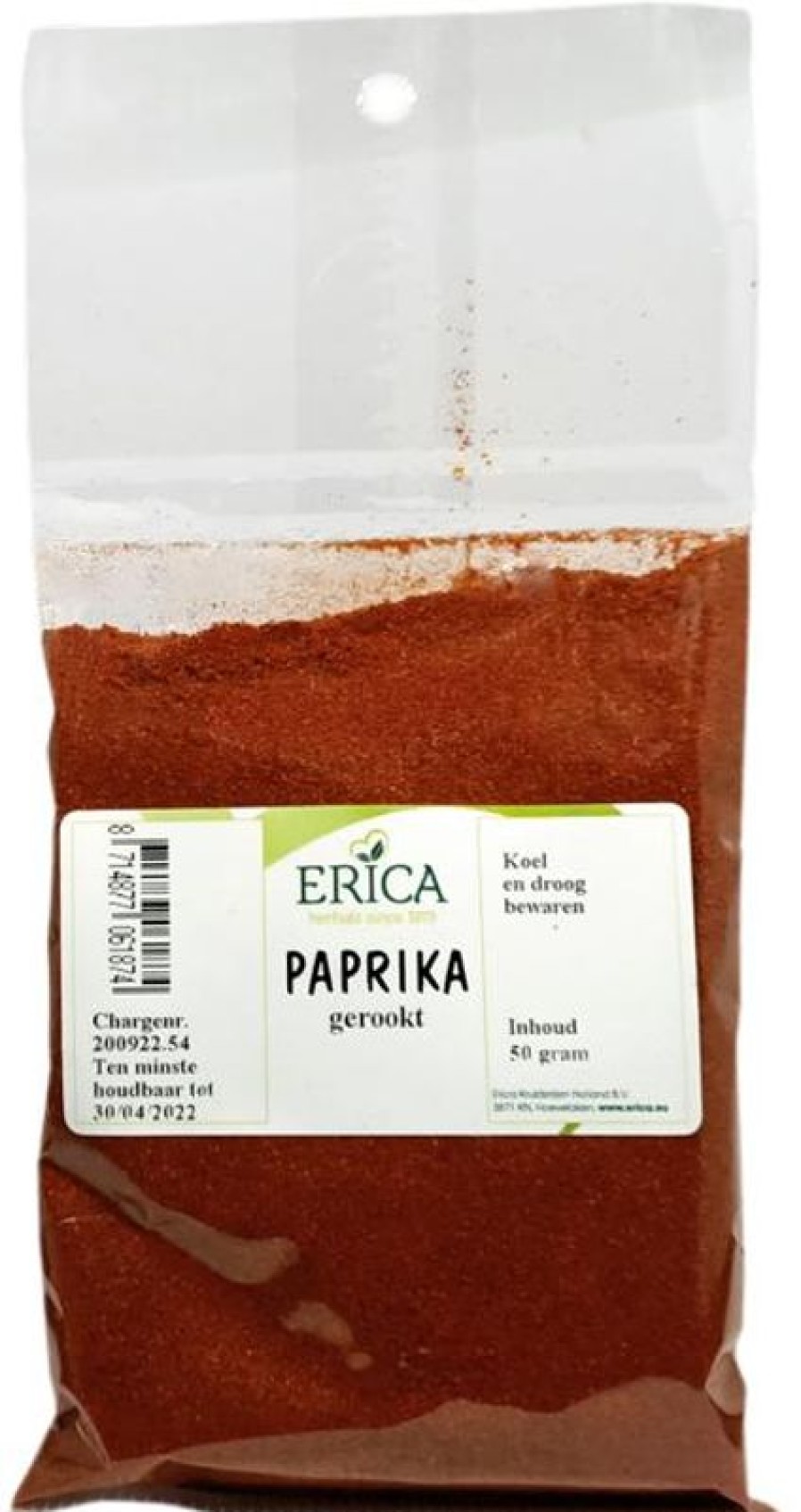 ERICA Paprica Affumicata 50 G | Sacchetti di spezie
