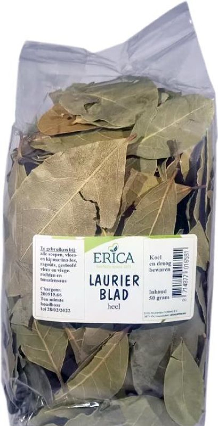 ERICA Foglia di Alloro Intera 50 G | Sacchetti di spezie