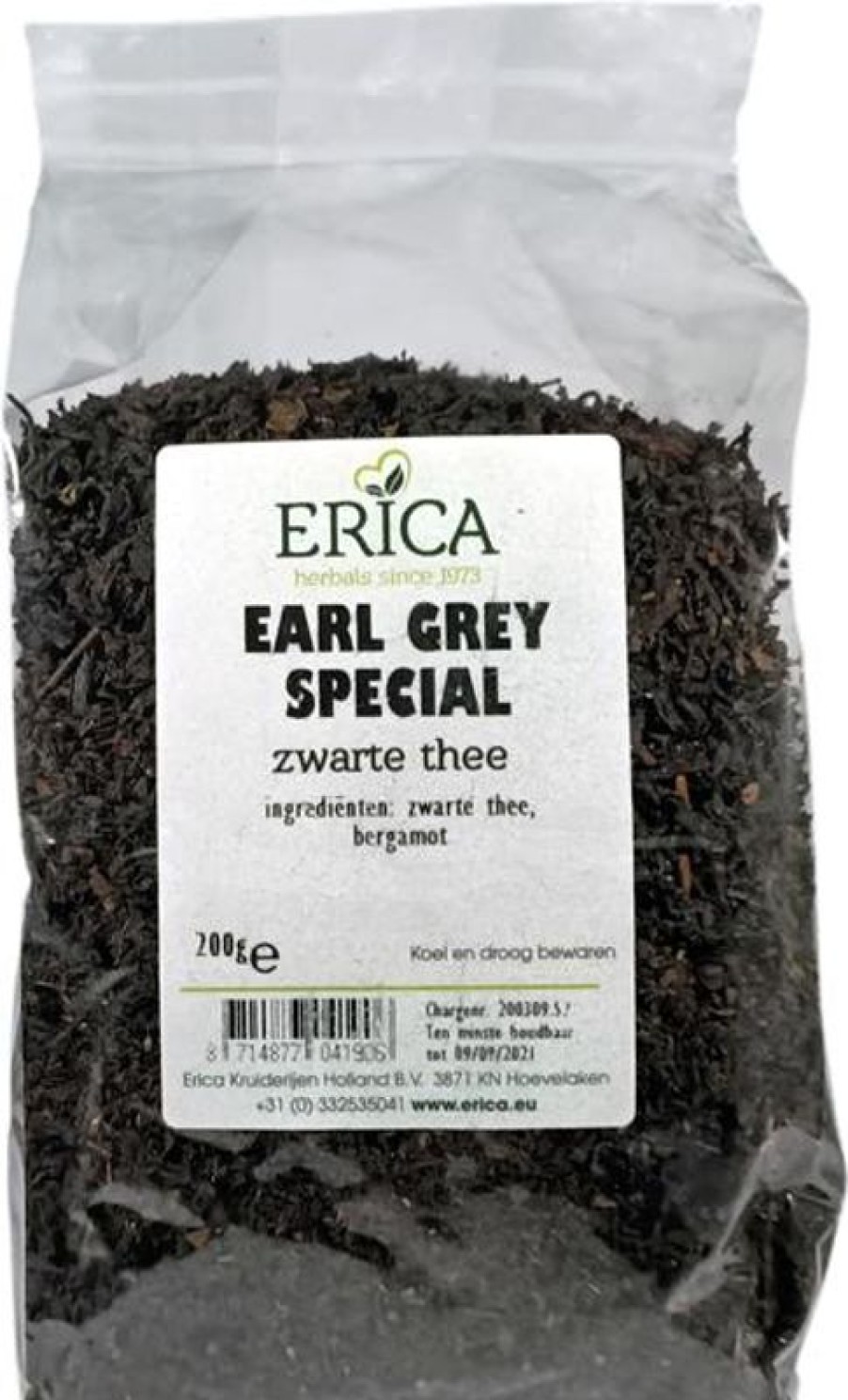 ERICA Earl Grey Speciale 200 G | Tè nero