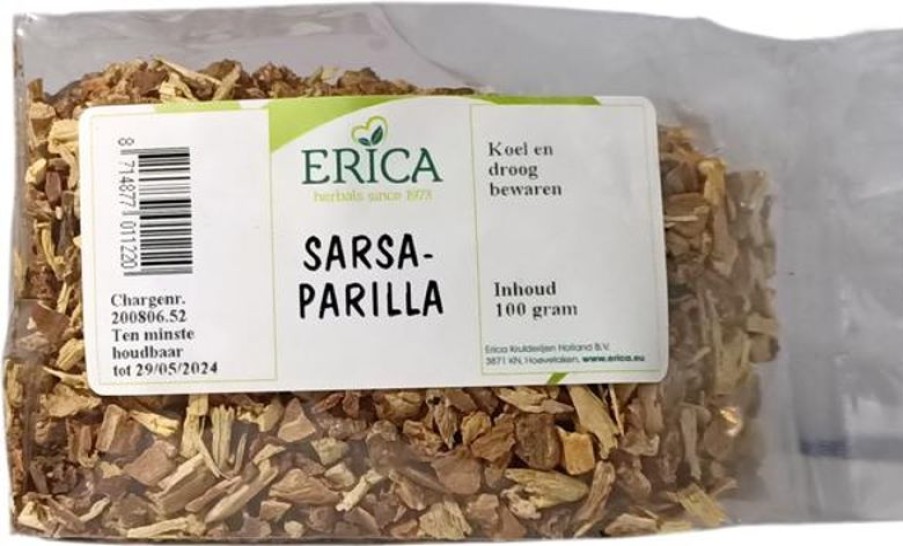 ERICA Radice Di Salsapariglia Affettata 100 G | Spezie