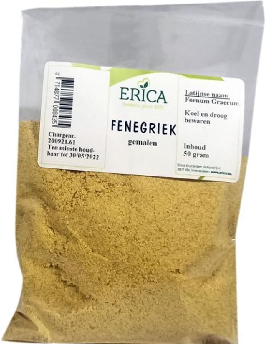 ERICA Semi Di Fieno Greco Macinati 50 G | Tisana Singola