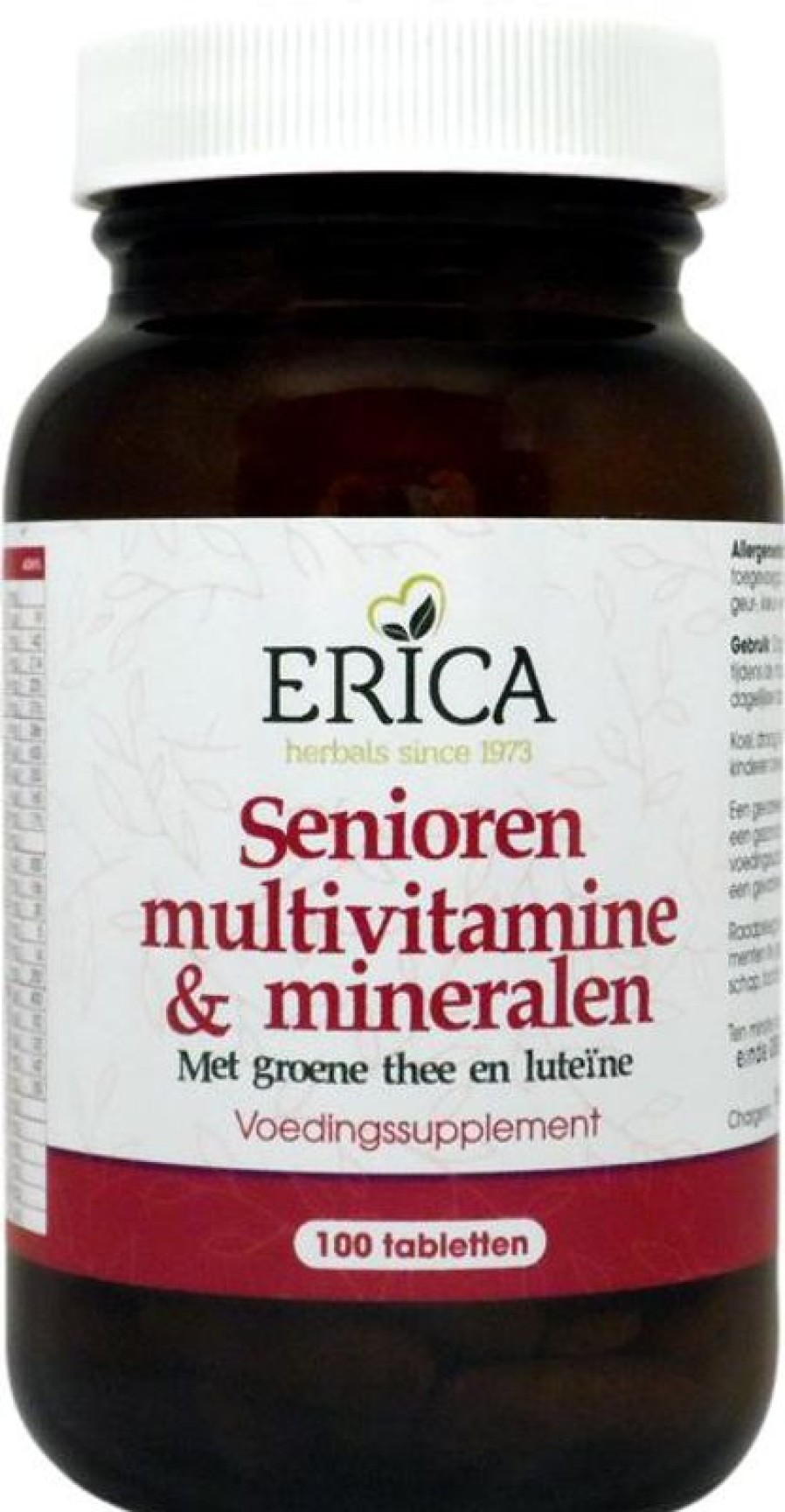 ERICA Anziani Multi Vitamine 100 compresse | Gli anziani