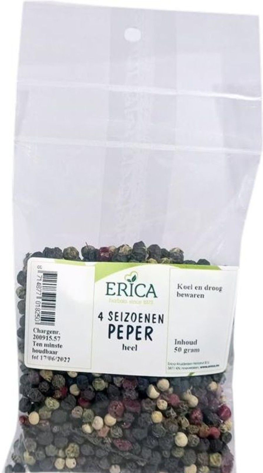 ERICA Pepe Quattro Stagioni 50 G | Sacchetti di spezie