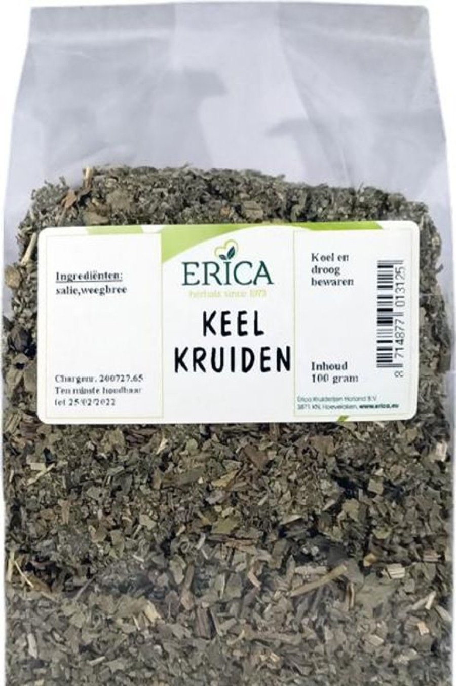 ERICA Erbe per la gola 100 G | Tisana mista alle erbe