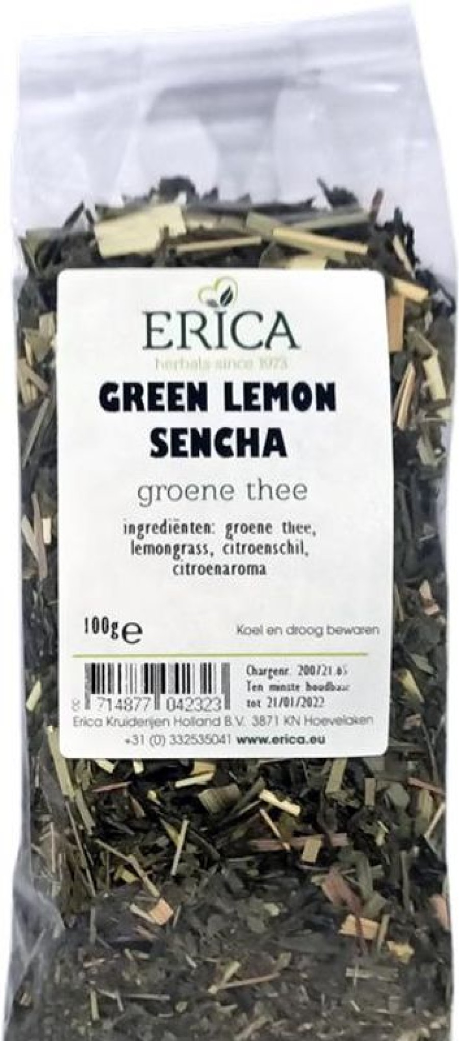 ERICA Sencha al Limone Verde 100 G | Tè verde