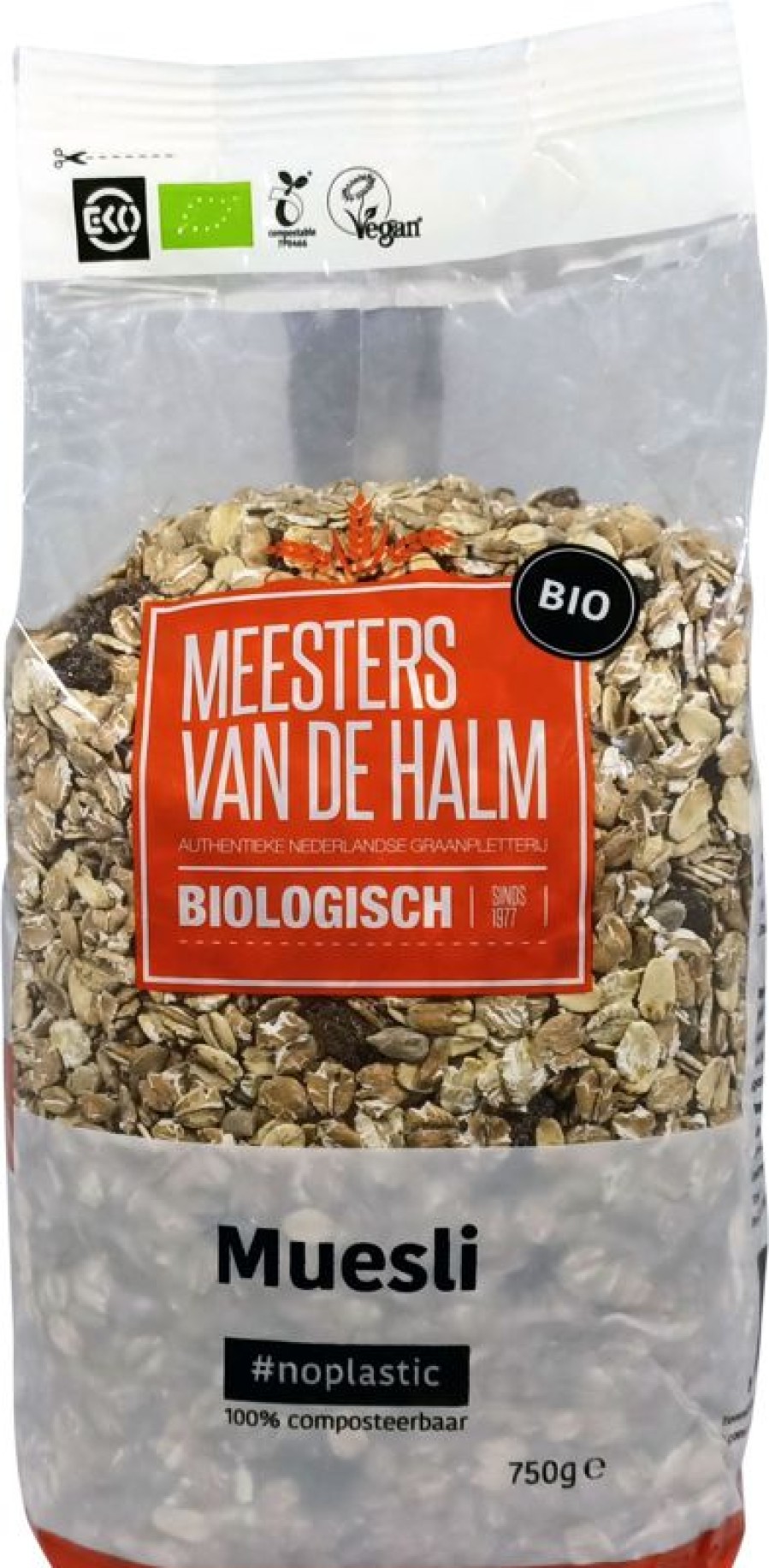 MEESTERS VAN DE HALM Il Muesli Halm Standard 750 grammi | Muesli