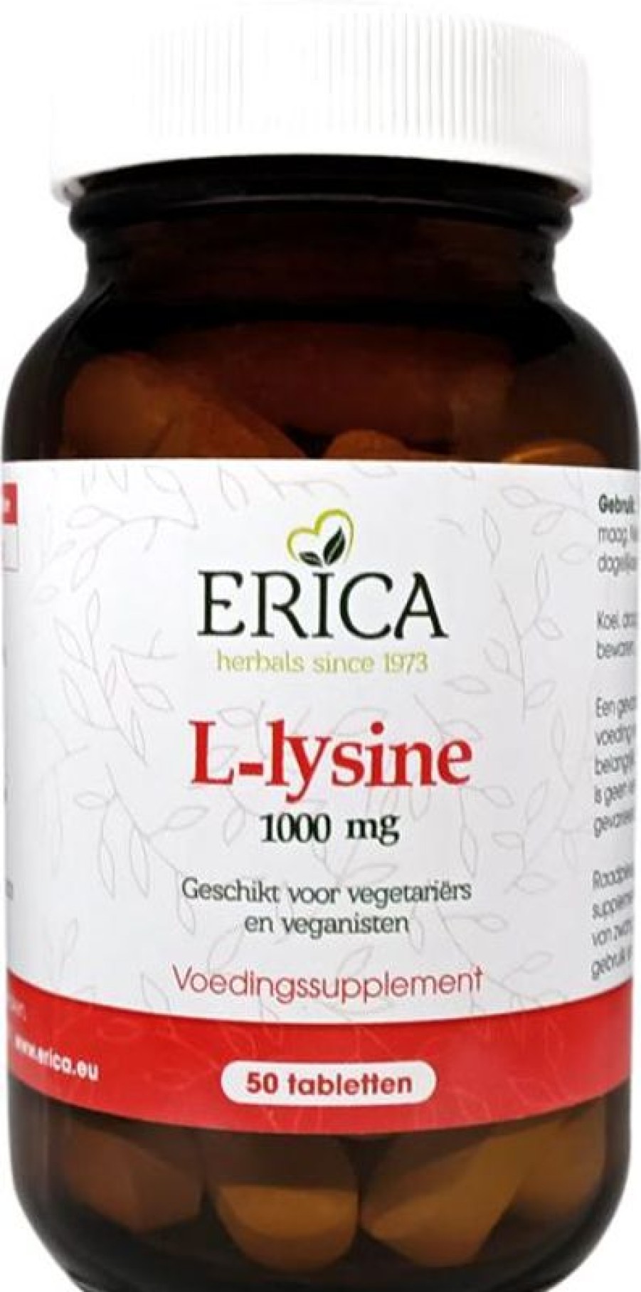 ERICA L-Lisina 1000 mg Compresse 50 pz | Resistenza