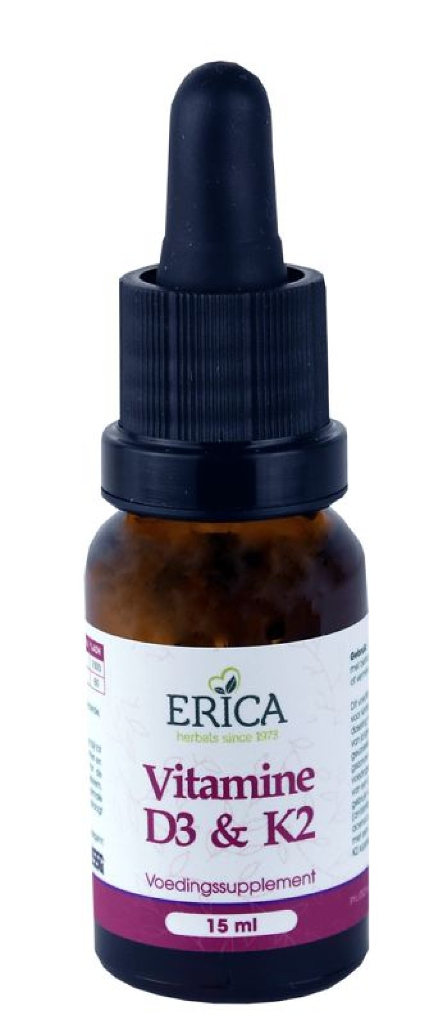 ERICA Vitamina D3 K2 Gocce 15 Ml | Vitamina D ed E