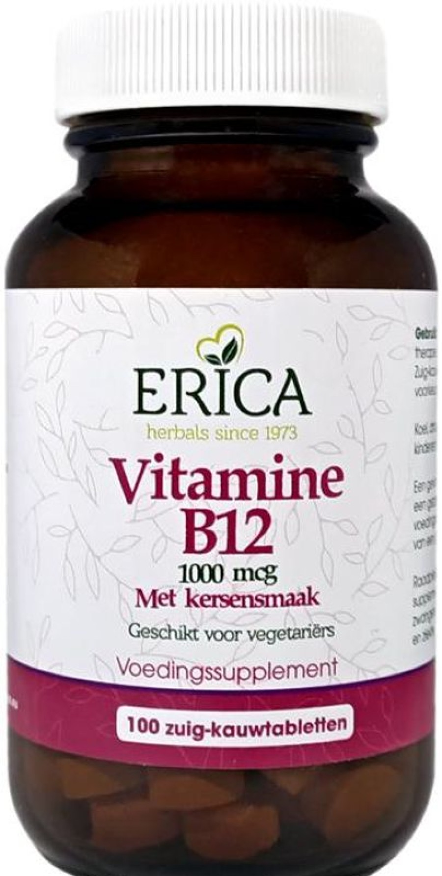 ERICA Vitamina B12 1000 Mcg 100 Tabl Cianocobalamina | Vitamina B