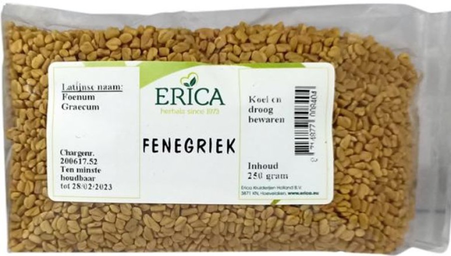 ERICA Semi Di Fieno Greco Interi 250 G | Tisana Singola