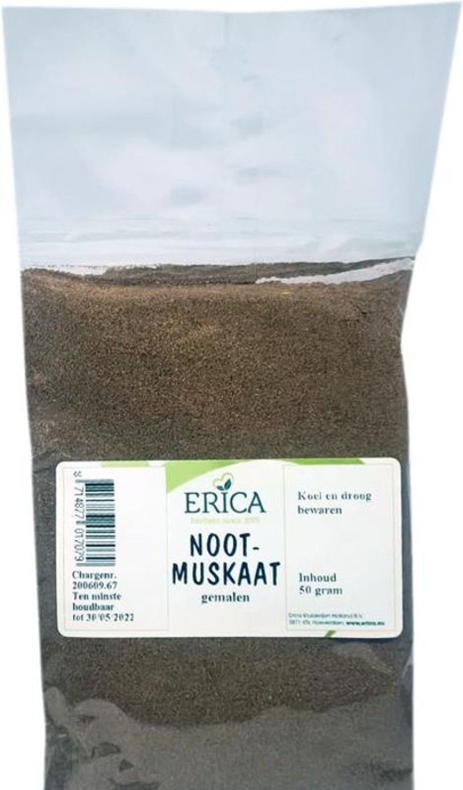 ERICA Noce Moscata Macinata 50 G | Sacchetti di spezie