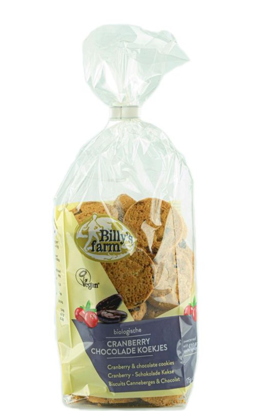 erica Biscotti Al Cioccolato Mirtillo Rosso 175 Grammi | Senza zucchero