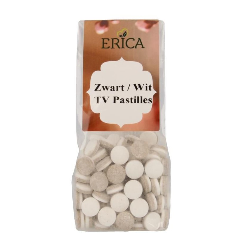 ERICA Pastiglie TV Bianco Nero 150 G | Caramelle alla liquirizia