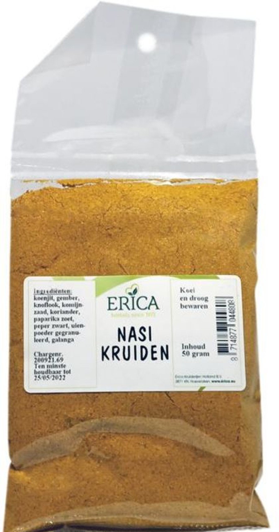 ERICA Erbe Nasi Macinate 50 G | Sacchetti di spezie