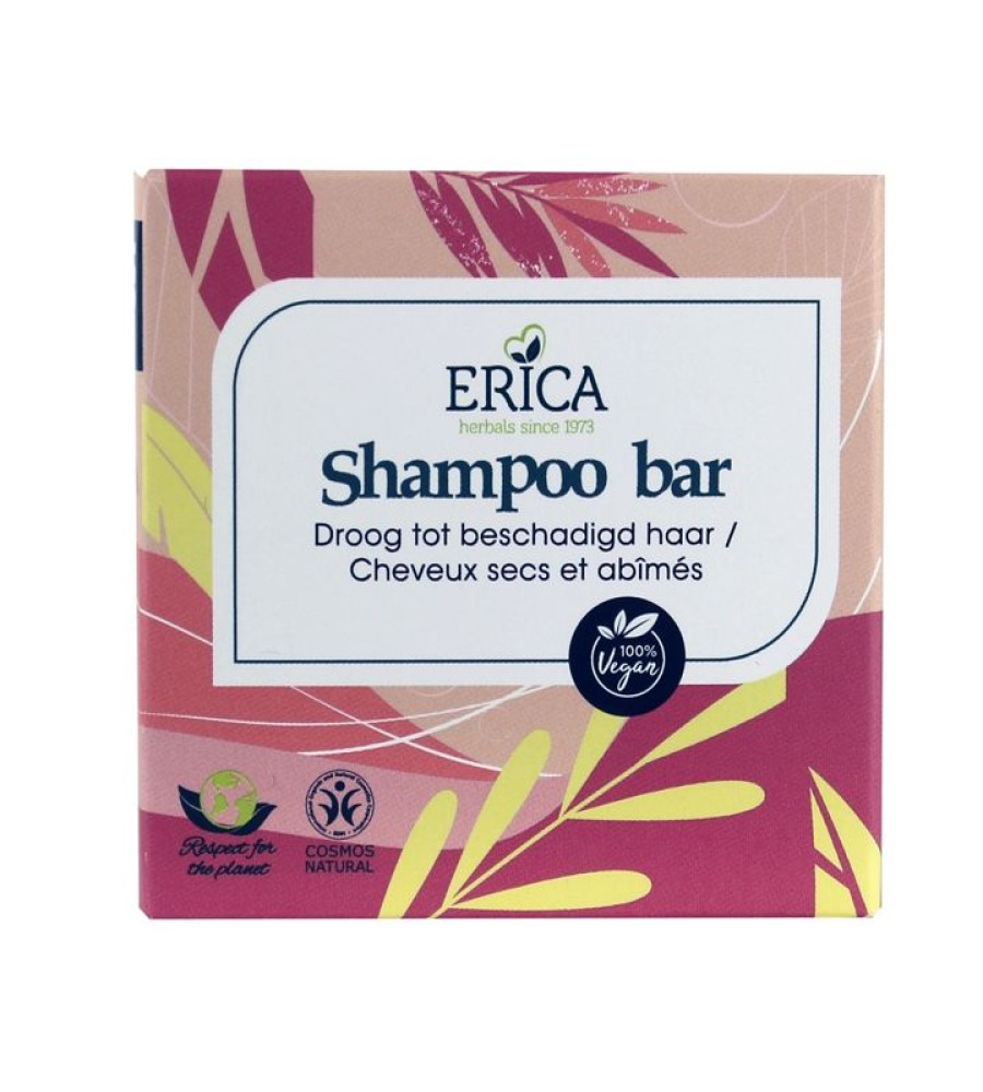 ERICA Shampoo solido per capelli secchi e danneggiati | Shampoo