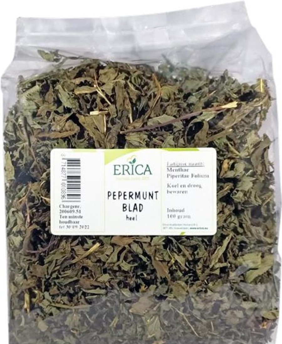 ERICA Foglia Di Menta Piperita Intera 100 G | Spezie