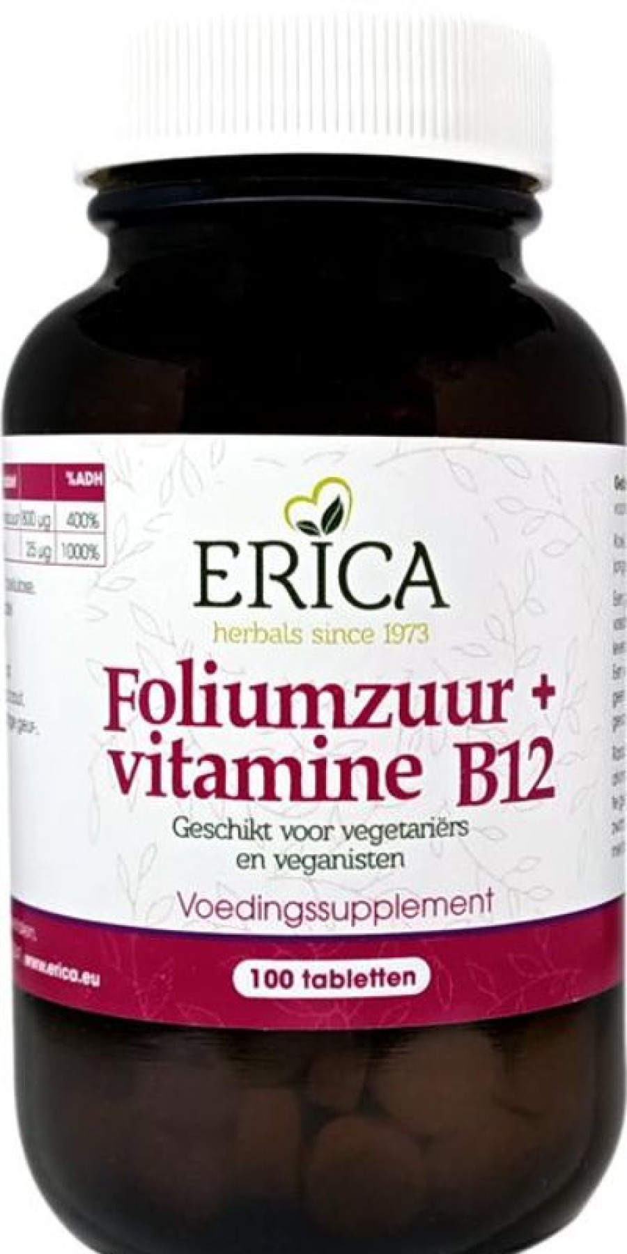 ERICA Acido Folico 800 Mcg Compresse 100 Pz | Vitamina B