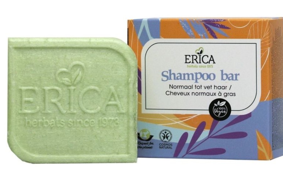 ERICA Shampoo solido per capelli da normali a grassi | Shampoobar