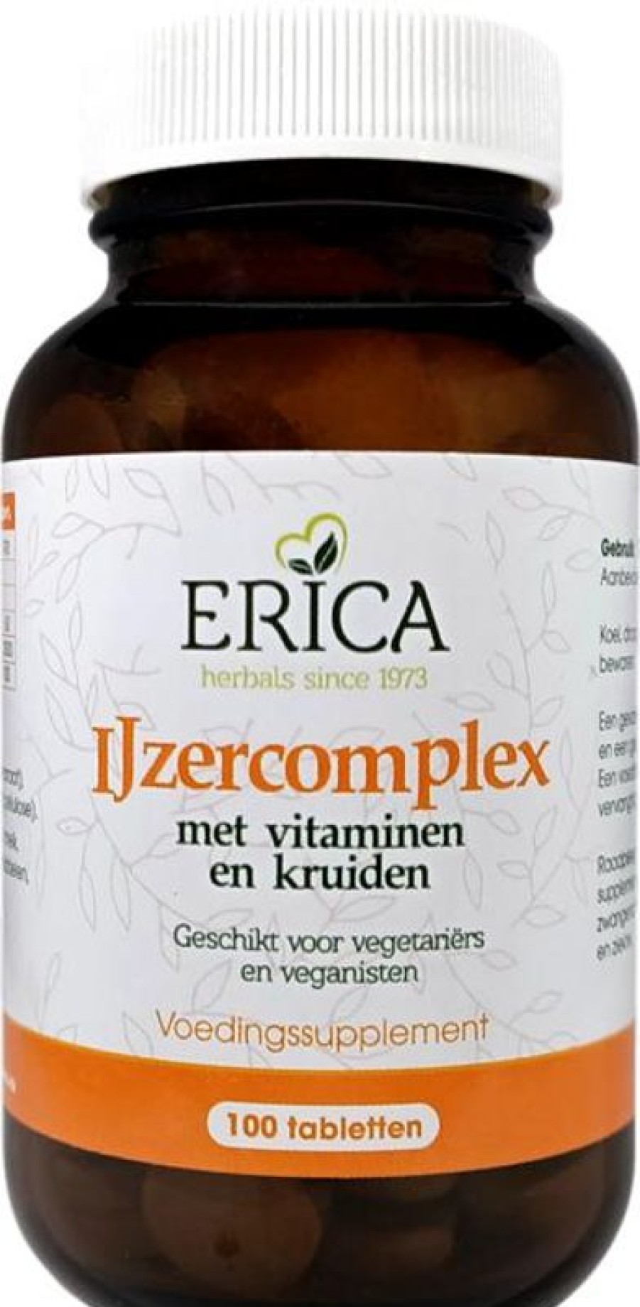 ERICA Complesso di Ferro con Vit ed erbe compresse 100 pz | Minerali