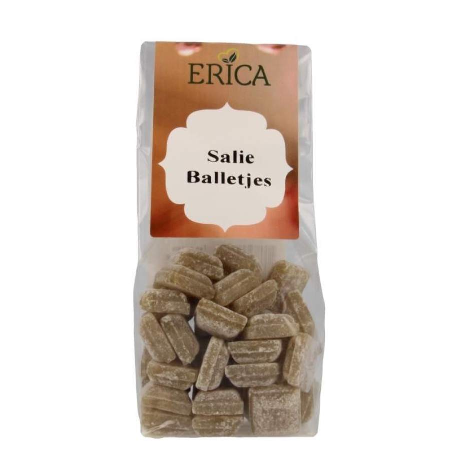 ERICA Palline Di Salvia 150 G | Caramelle alla liquirizia