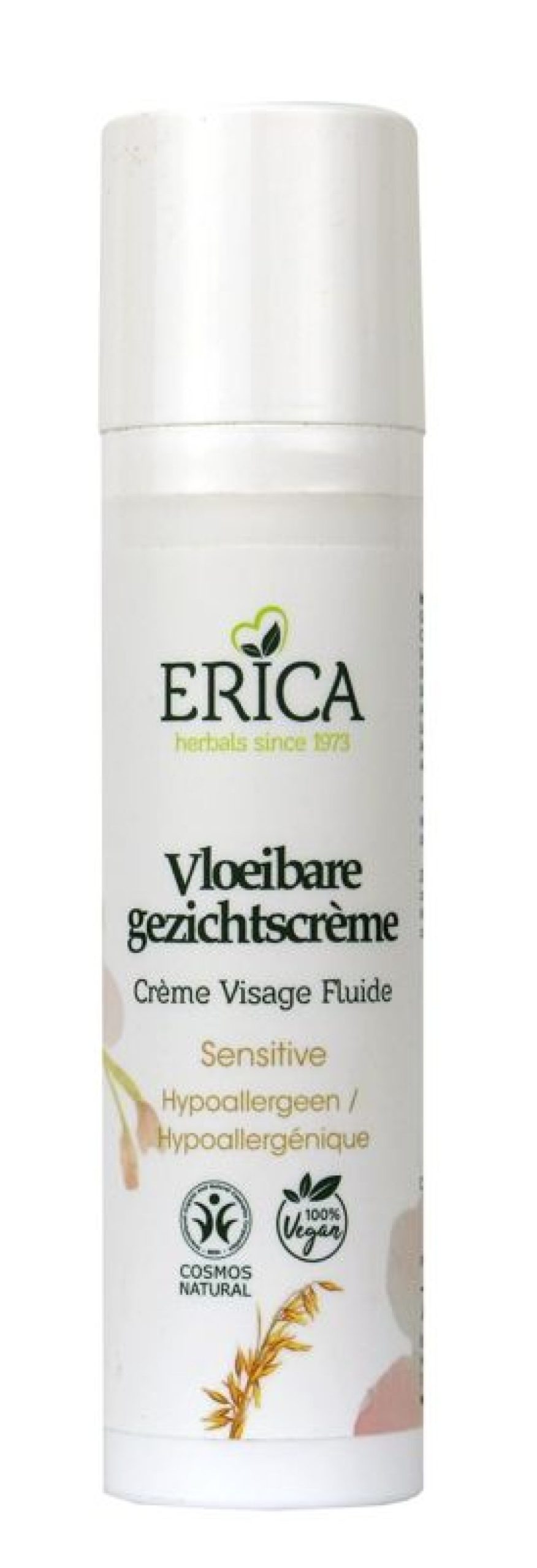 ERICA Crema viso liquida sensibile 75 ml | Cura vegana