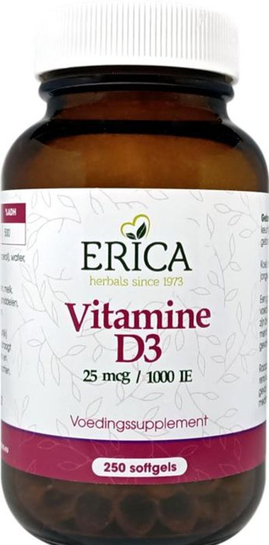 ERICA Vitamina D3 25 Mcg 250 capsule molli | Vitamina D nella E